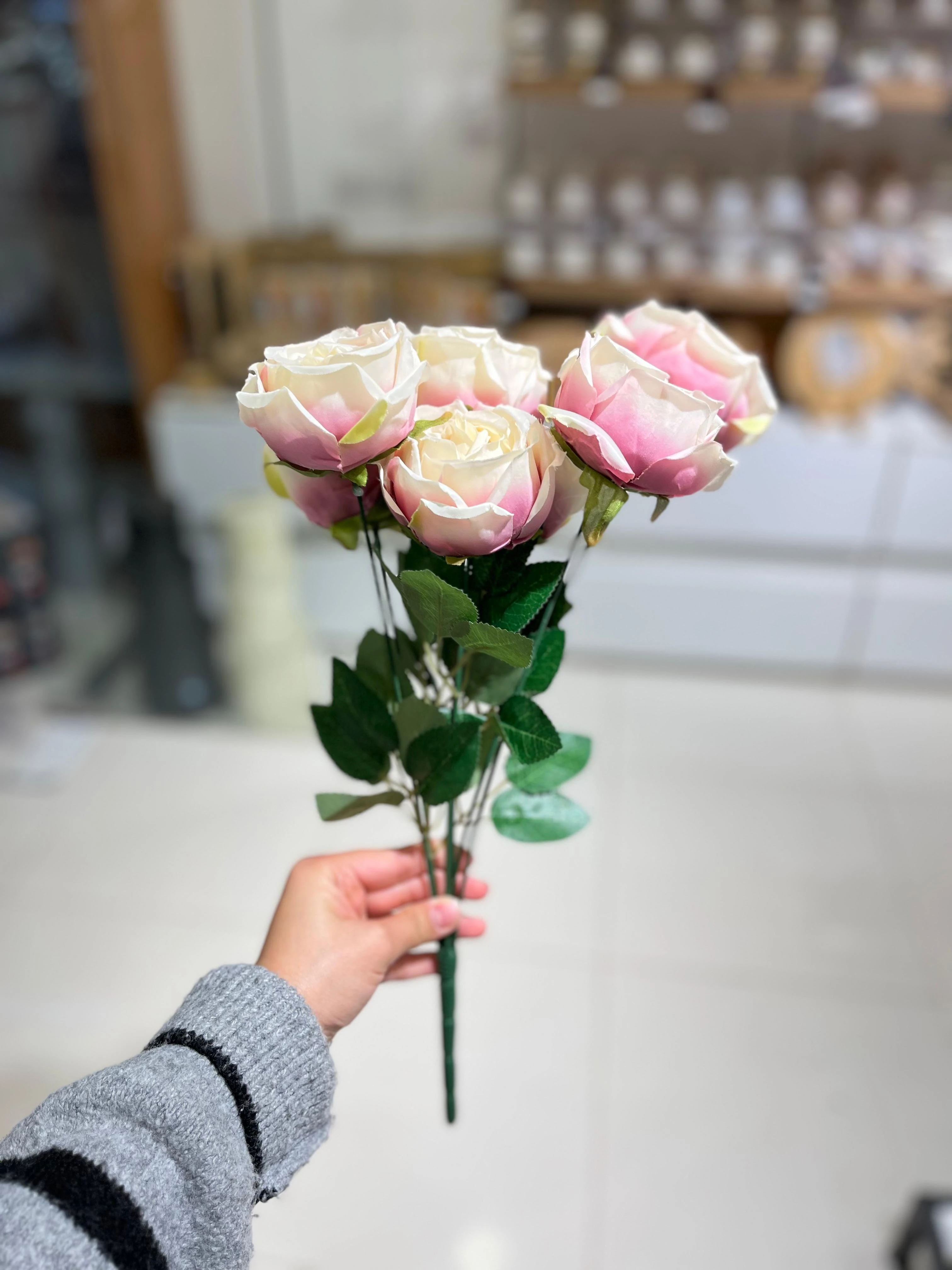 Top Gül (Krem Pembe)