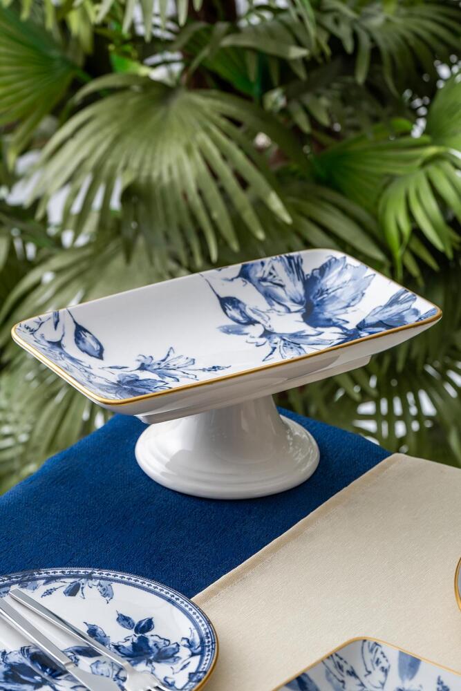 Freesia Ayaklı Çikolata Tabağı - 28 cm