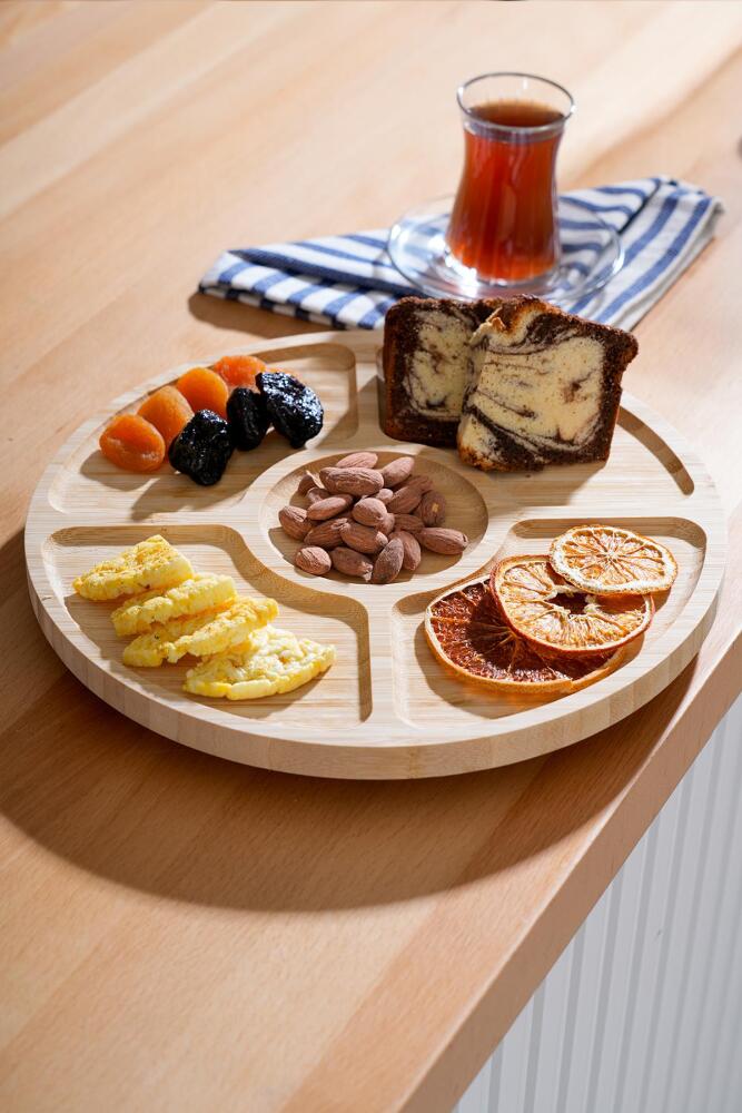 Bambu Dönerli Sunum Tabak - 30 cm