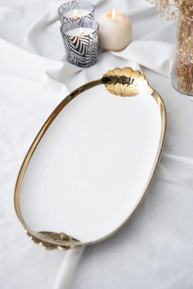 Arwen Oval Sunum Tepsi - 40.5 cm