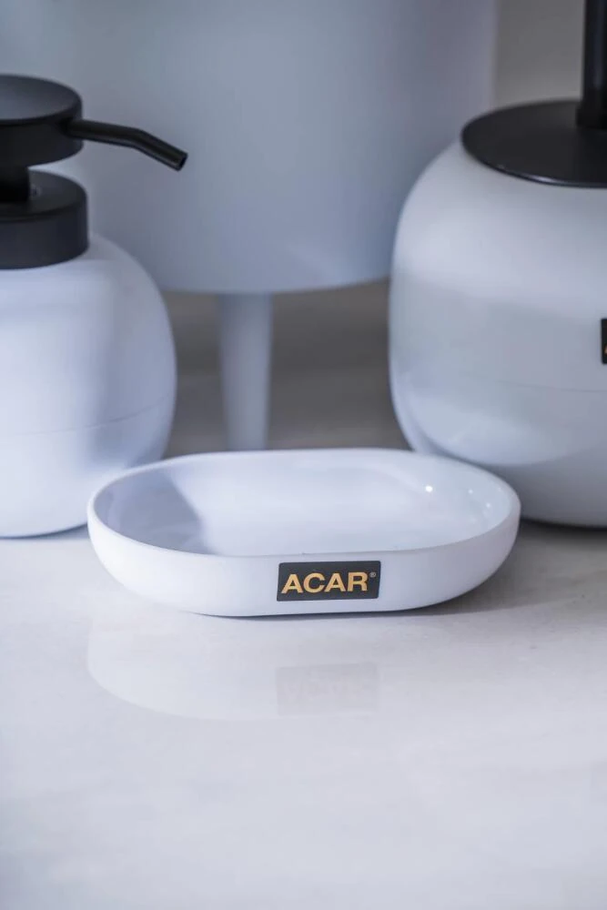 Astoria Akrilik 5 Parça Banyo Seti - Beyaz