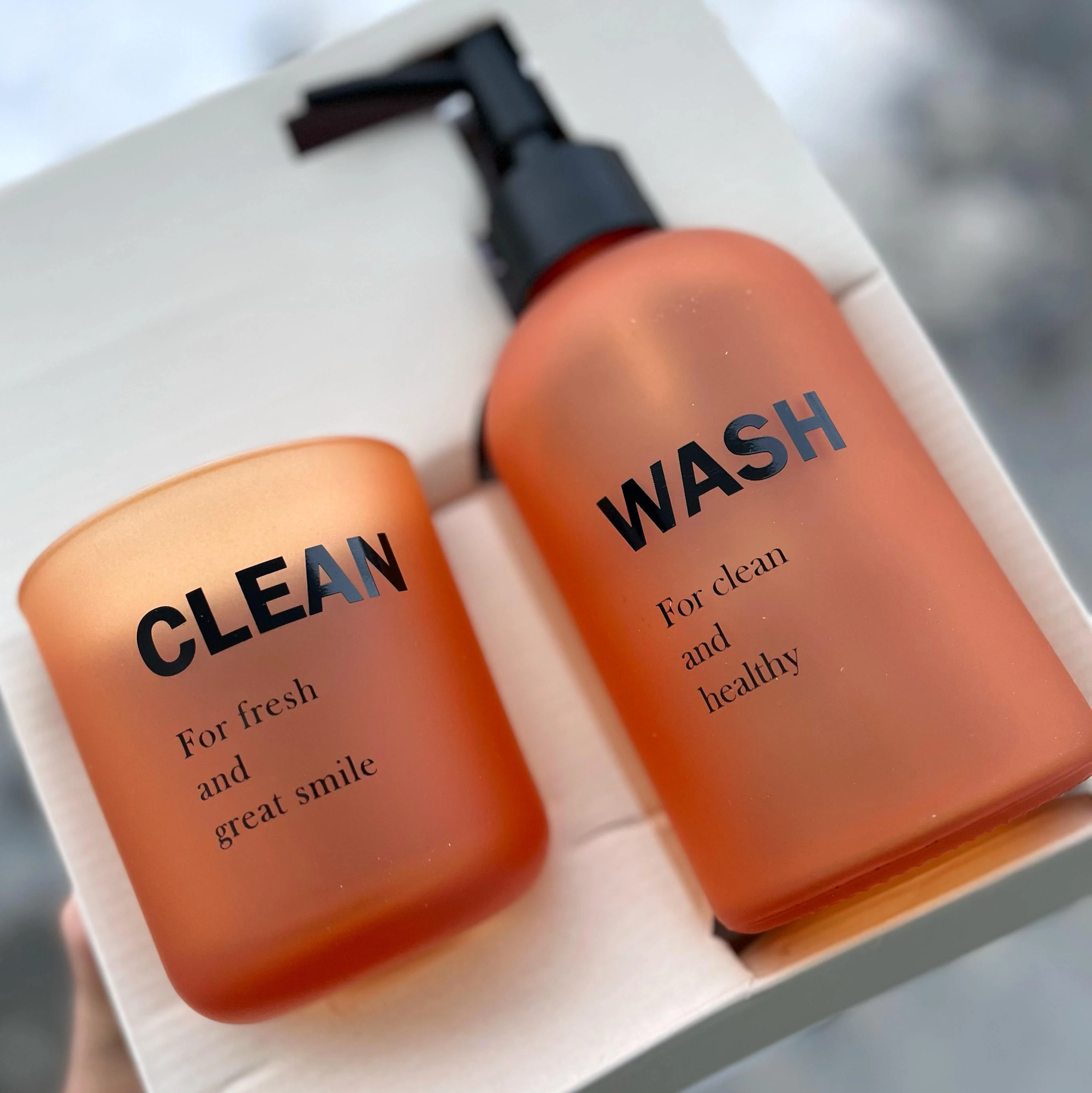 Amber Sıvı Sabunluk  Set