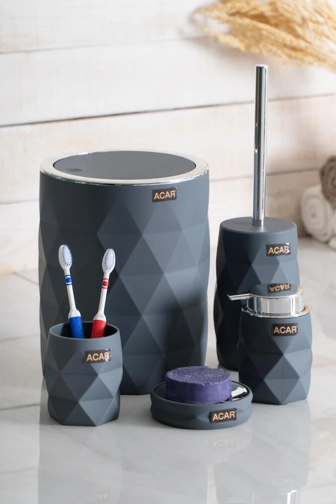 Astoria 5 Parça Banyo Seti - Gri