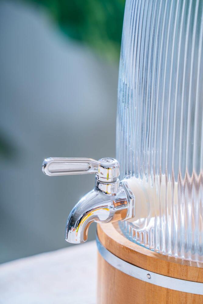 Bambu Standlı Cam Sebil - 3 lt