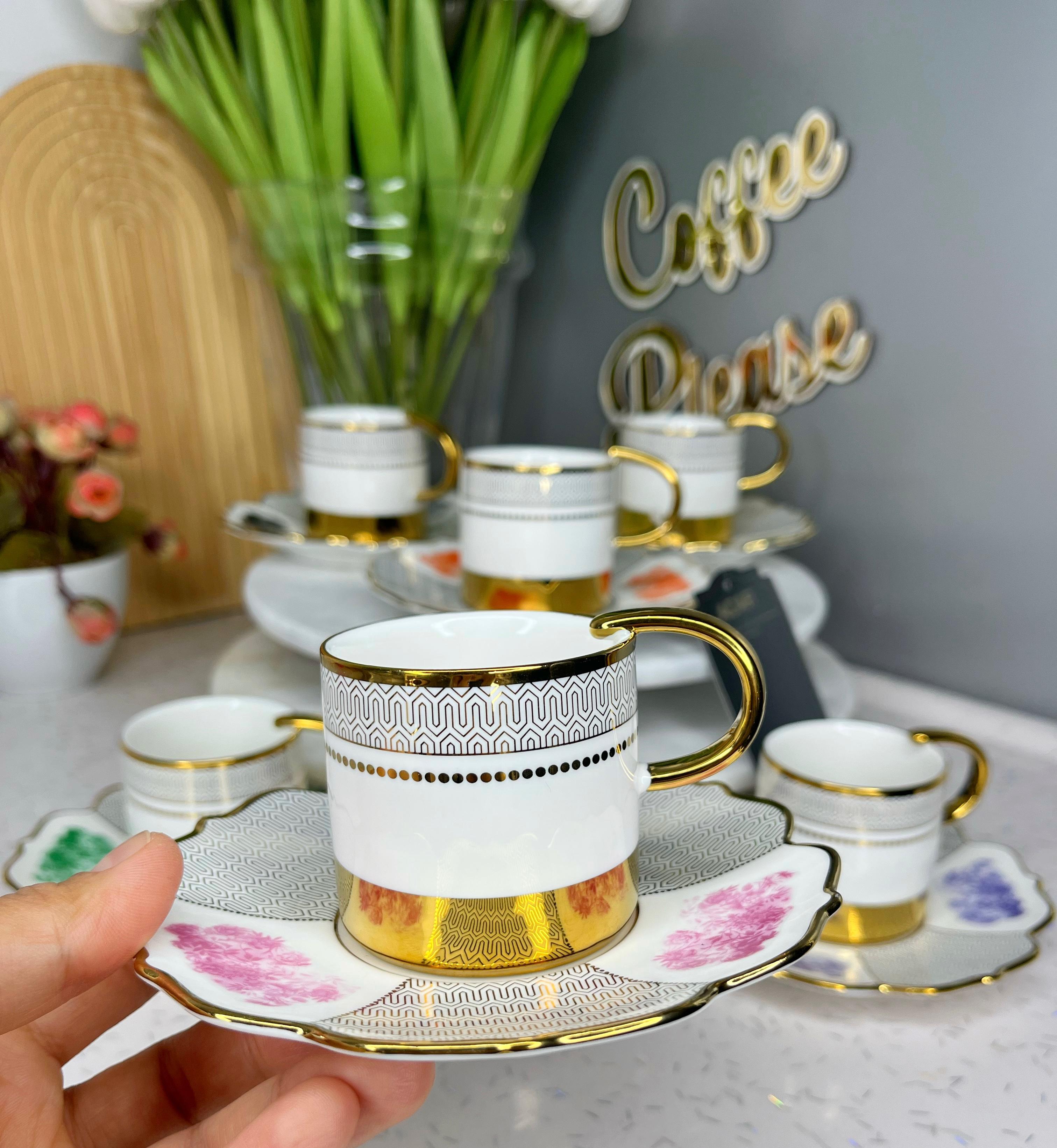 Nashwell 6 Kişilik Kahve Fincanı Takımı - 90 cc