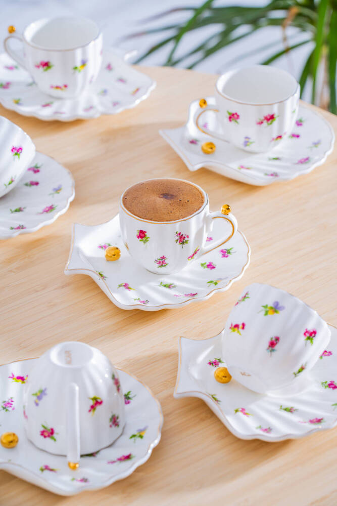 Ladurée 6 Kişilik Kahve Fincan Takımı - 75 ml