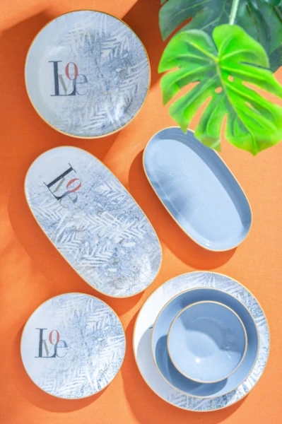 Lara 6 Kişilik 27 Parça Yemek Takımı