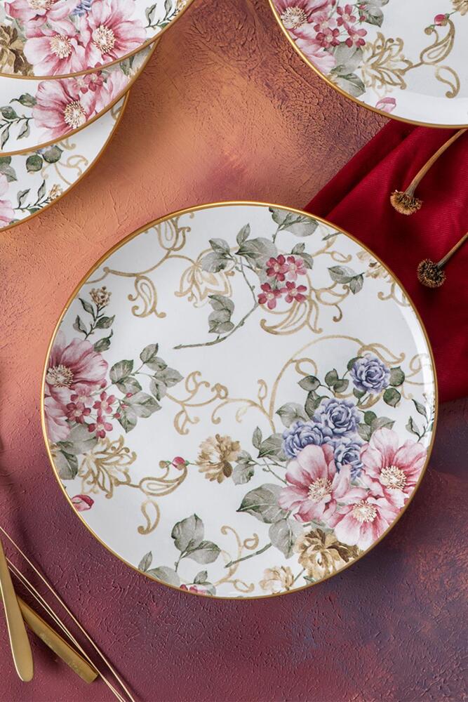 Rosa 6'lı Servis Tabağı - 26 cm