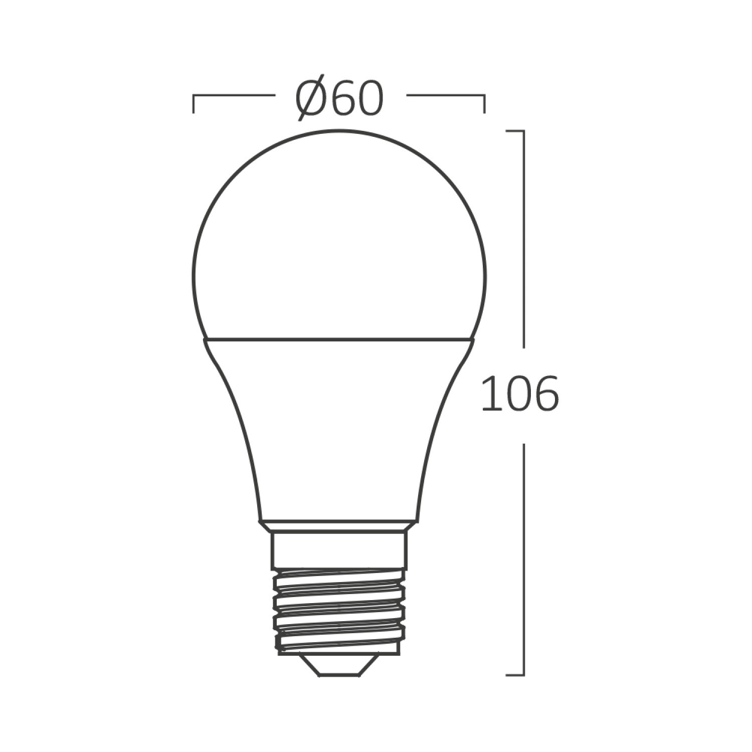 Braytron 9W A60 E27 3000K Led Ampül