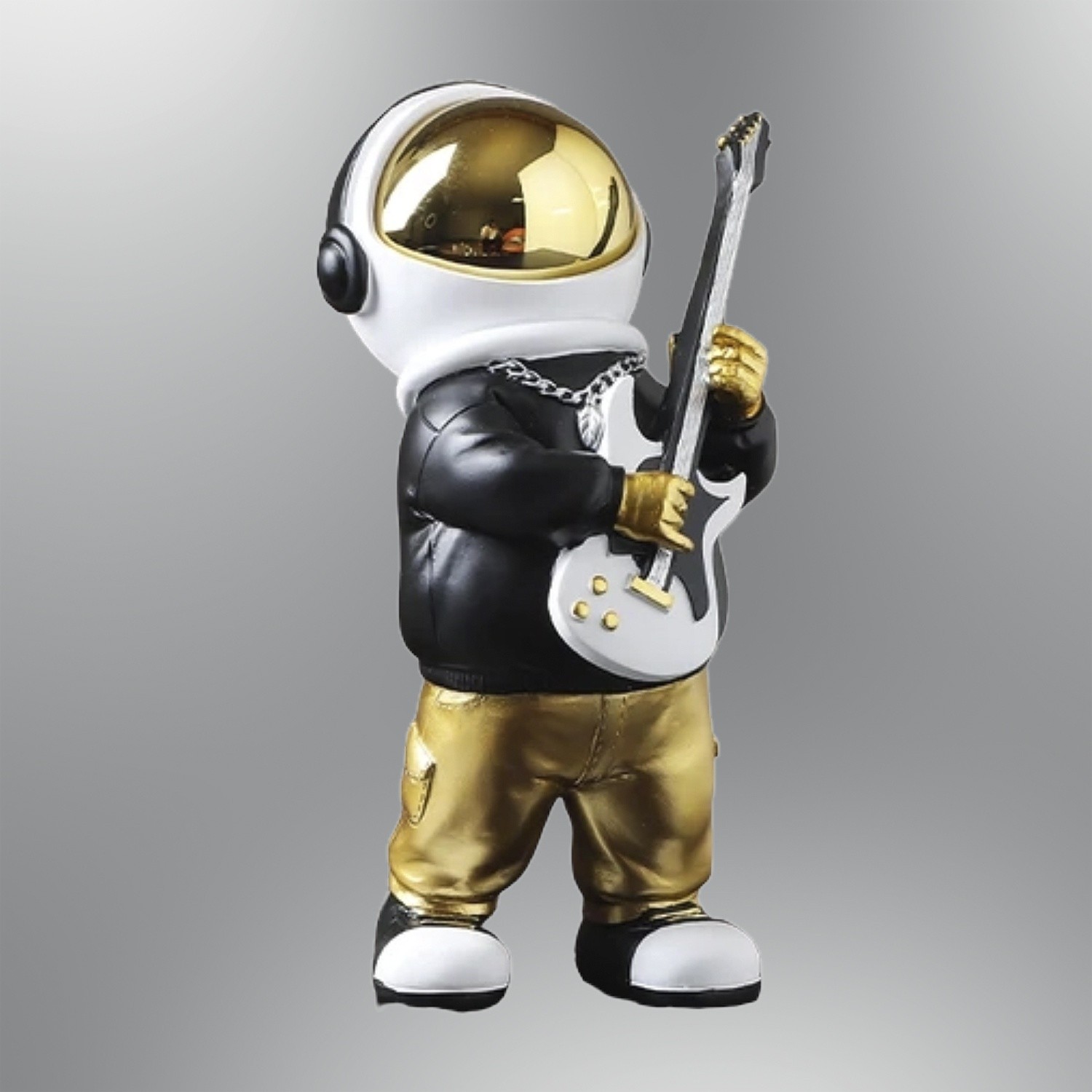 Özcan Aydınlatma 1321-3 Gitarlı Astronot Biblo 24 cm - Sarı