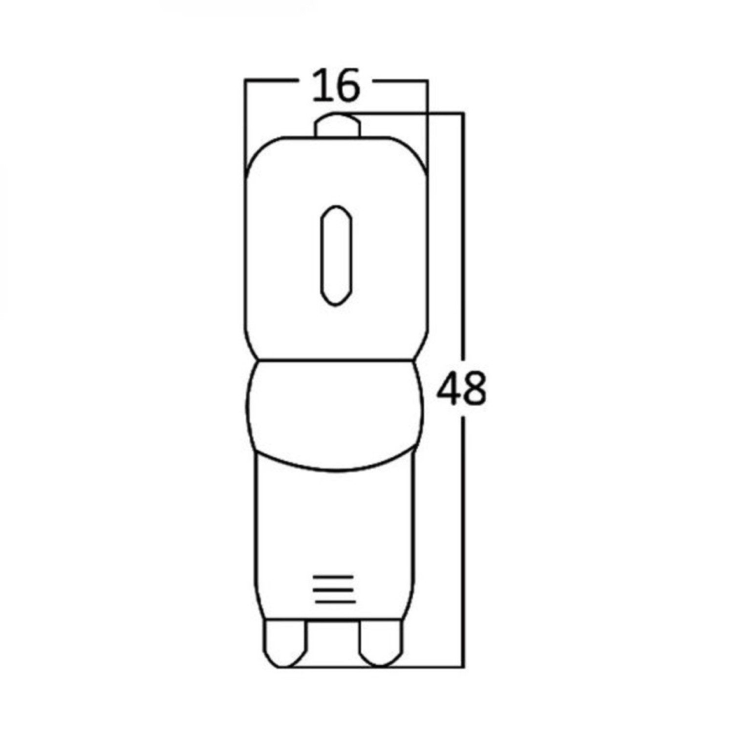 Braytron 2,5W G9 Kapsül Dimli Led Ampül 6500K 