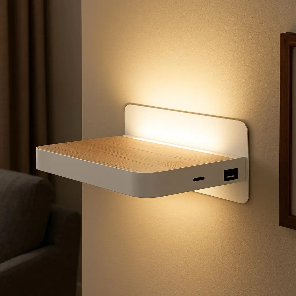Özcan Aydınlatma 3010-1 Modern USB Girişli LED Duvar Aplik