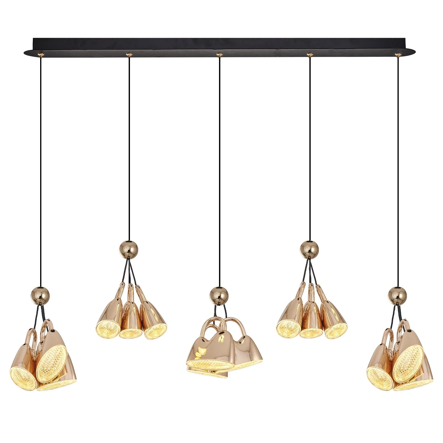 5'Lı Cog Dekoratif Led Sıralı Sarkıt