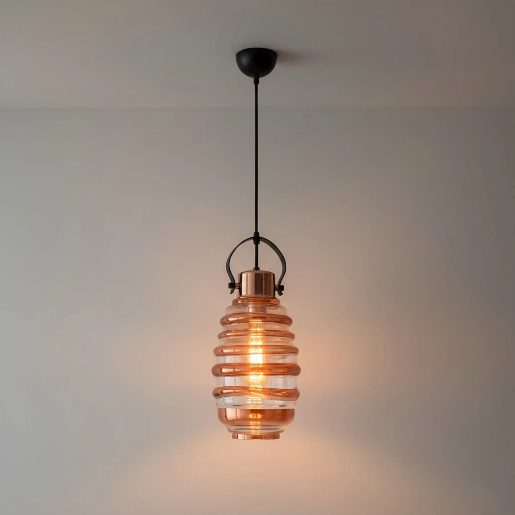 Özcan Aydınlatma 4727A-1A Tekli Dekoratif Sarkıt Avize