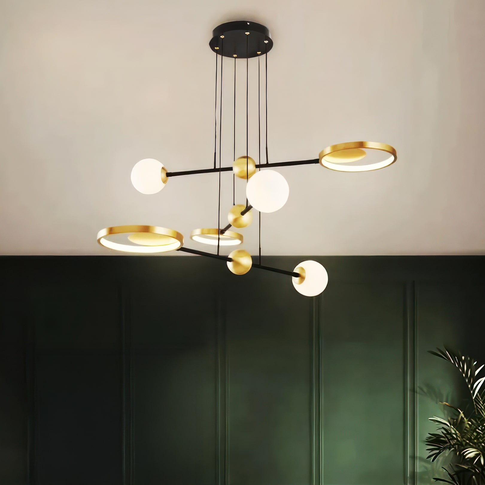 Özcan Aydınlatma 3111-3 Modern 3'lü Led Sarkıt Avize