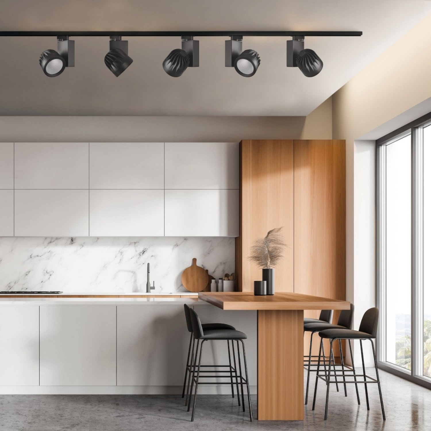 Modesco Mysore Monofaze Soketli Yuvarlak Ray Spot