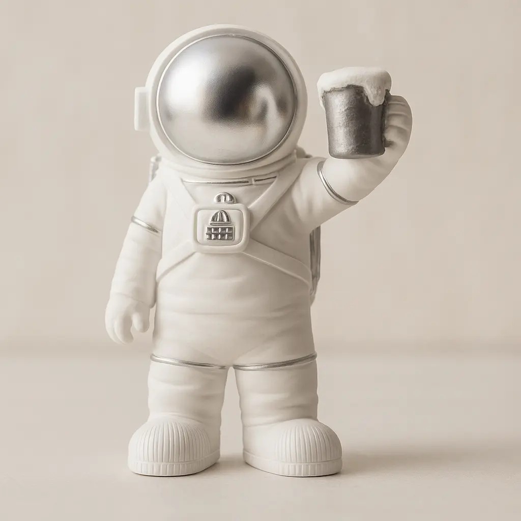 Özcan Aydınlatma 1306-6 Astronot Biblo 20 cm - Krom