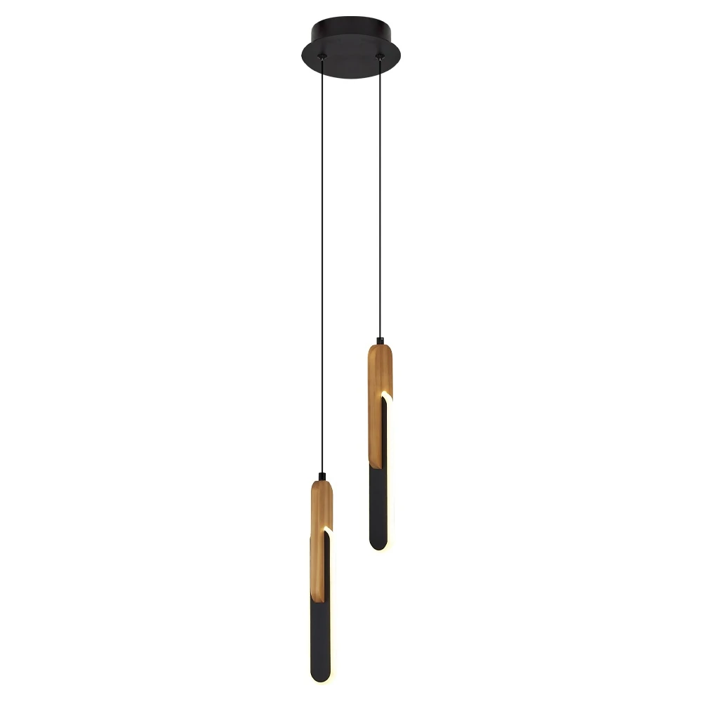 Özcan Aydınlatma 2'Li Wooden Led Sarkıt 1426-2A | Sarkıt Avizeler