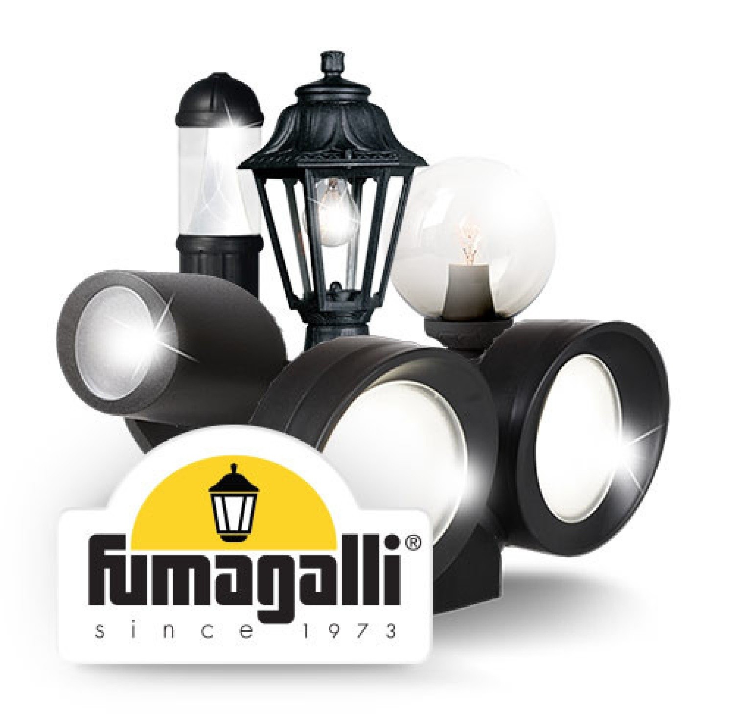 Fumagalli Mızar-Mary 1080 mm Siyah Led Bahçe Armatür 3 Renk