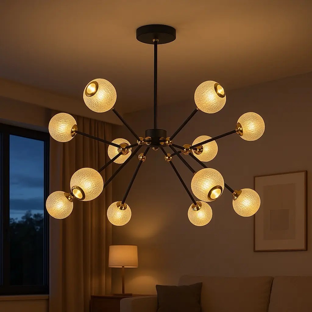 Özcan Aydınlatma 4139-12A 12'li Küre Dekoratif Led Avize