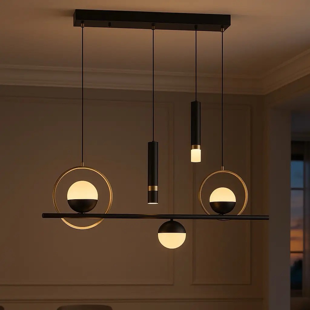 Özcan Aydınlatma 3134 Yuvarlak Modern LED Sarkıt Avize