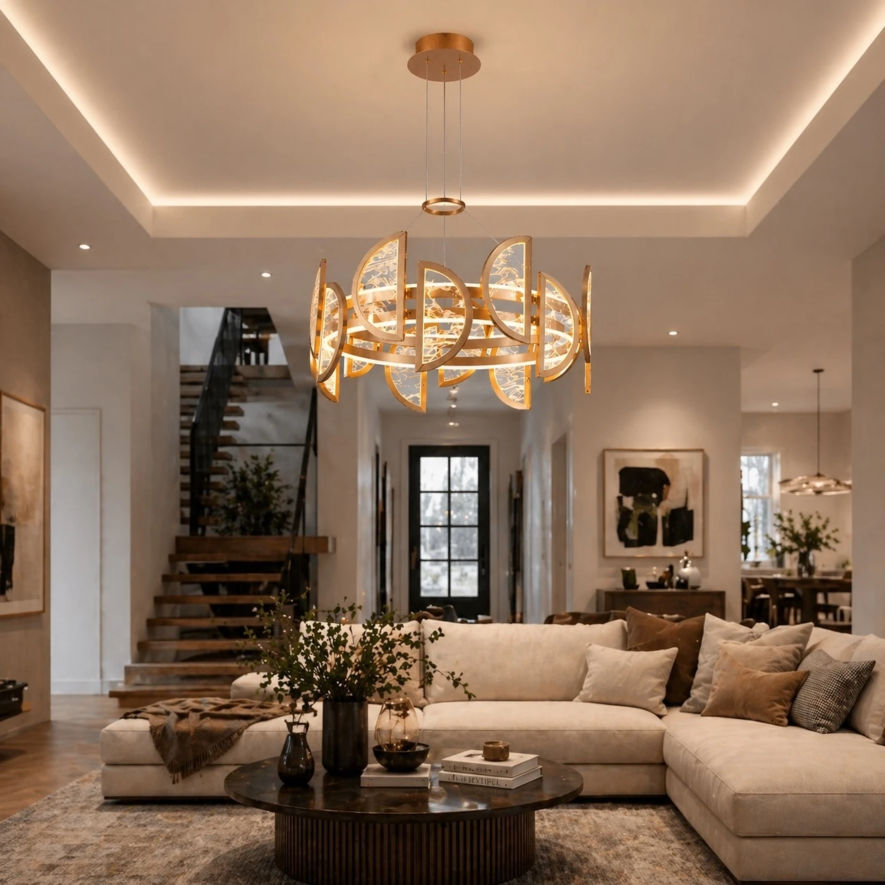 Özcan Aydınlatma 80 Lık Alabaster Led Avize
