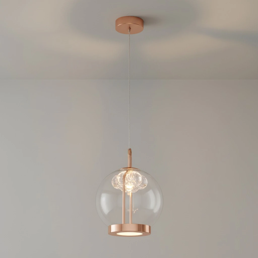 Özcan Aydınlatma 3434-1A Dekoratif Cam Led Sarkıt Avize