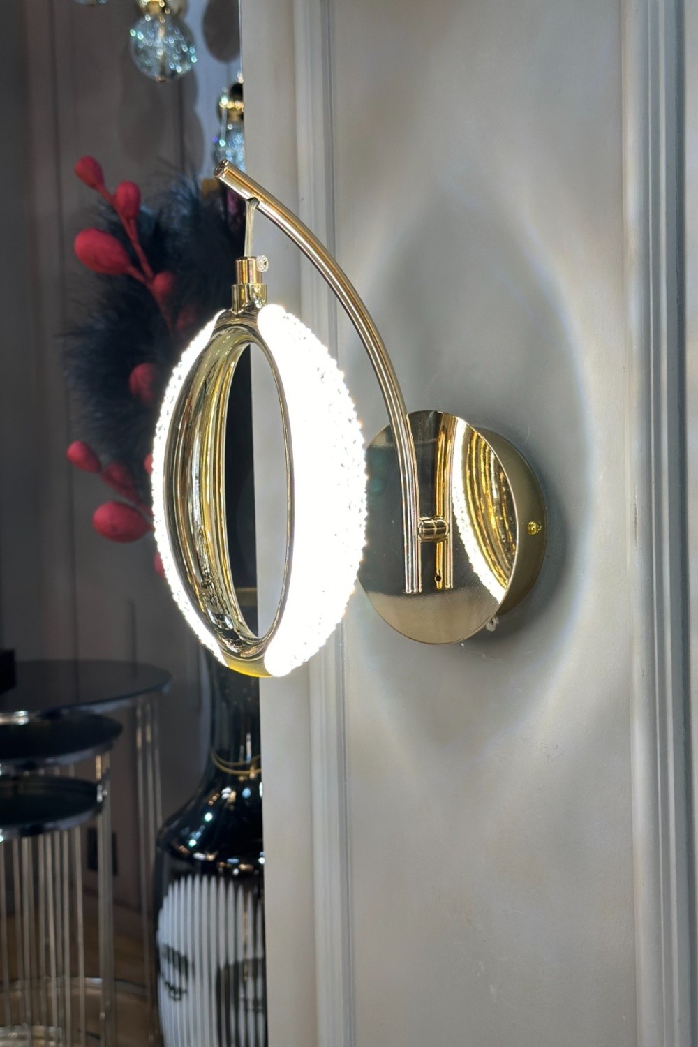Modesco Kushiro Oval Dekoratif Led Duvar Aplik