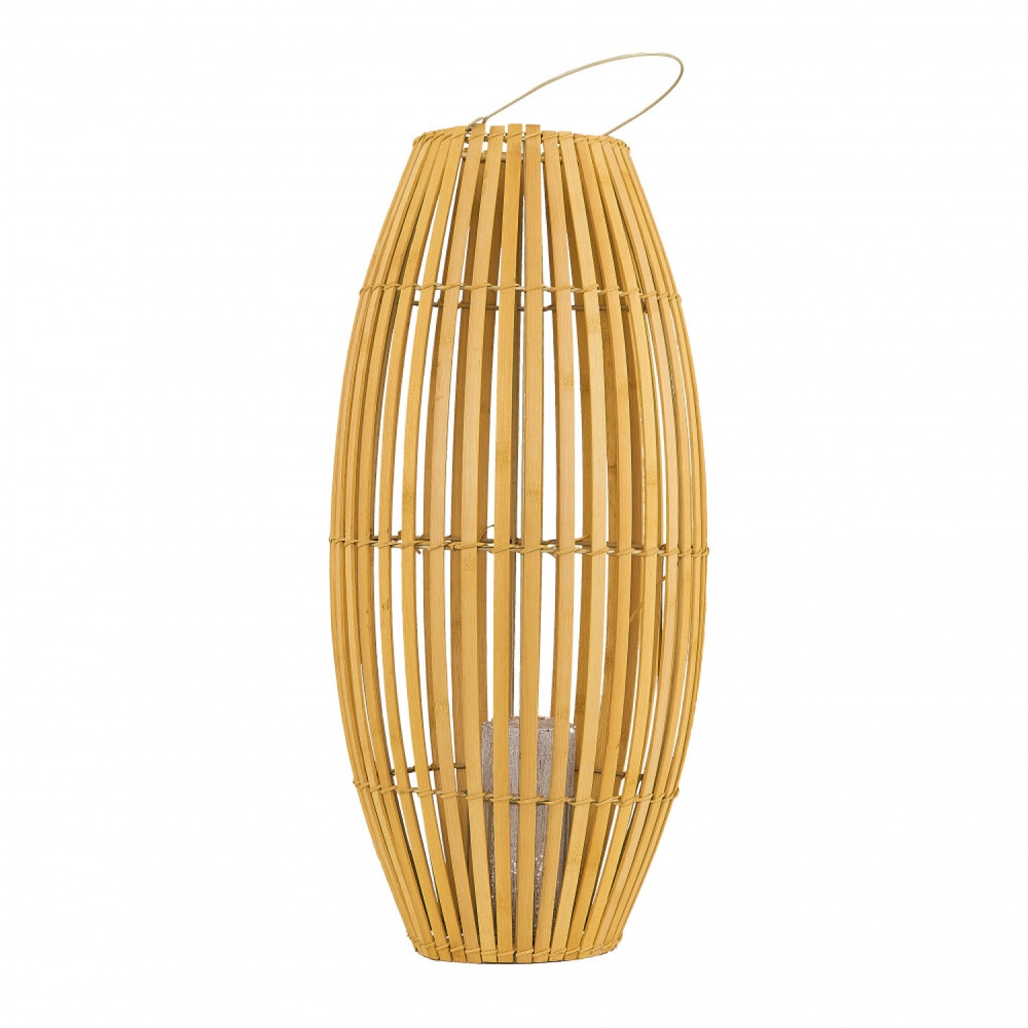 Özcan Aydınlatma 1019-2 Dekoratif 27 cm Bambu Mumluk