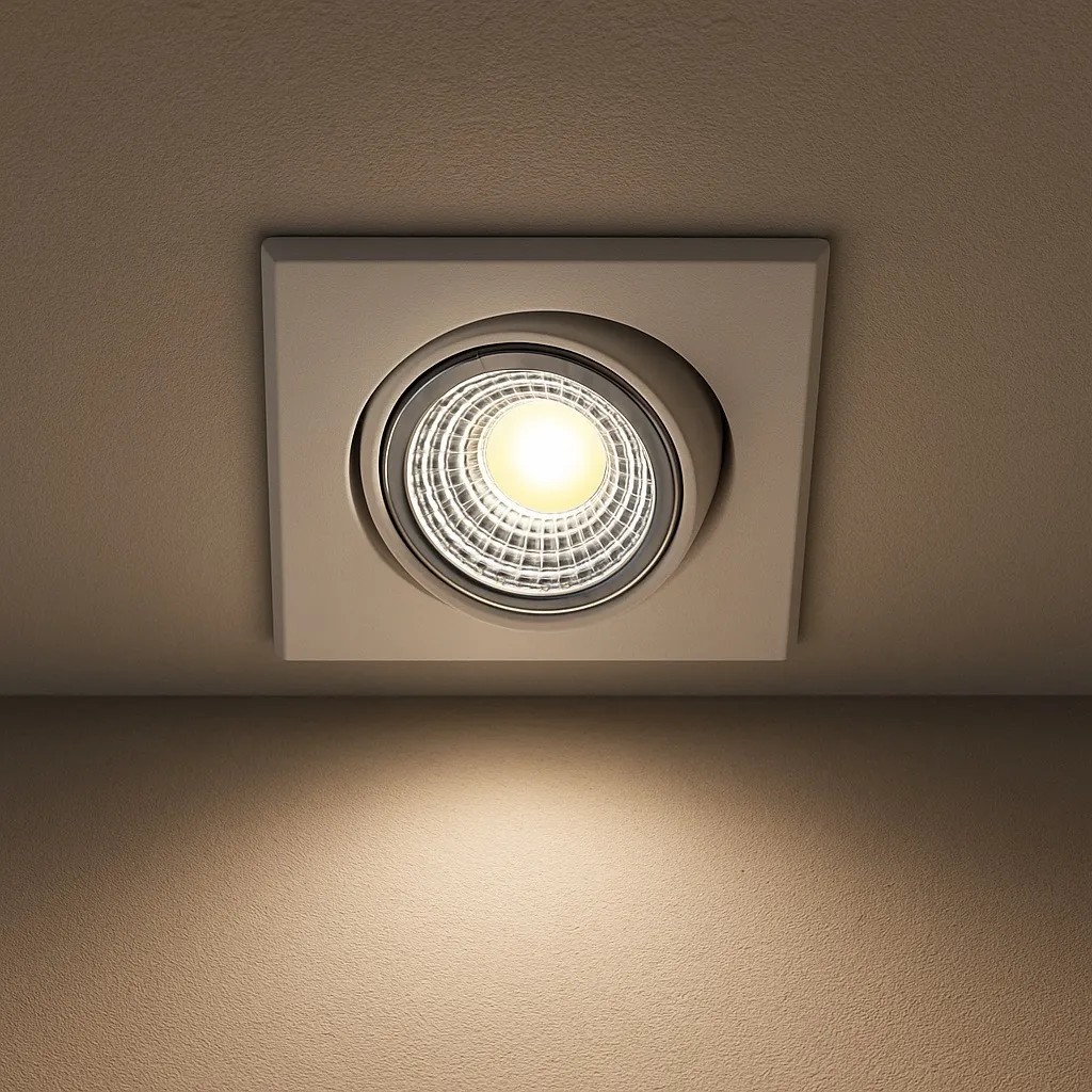 ACK 5W Hareketli Sıva Altı Kare Led Spot 6500K