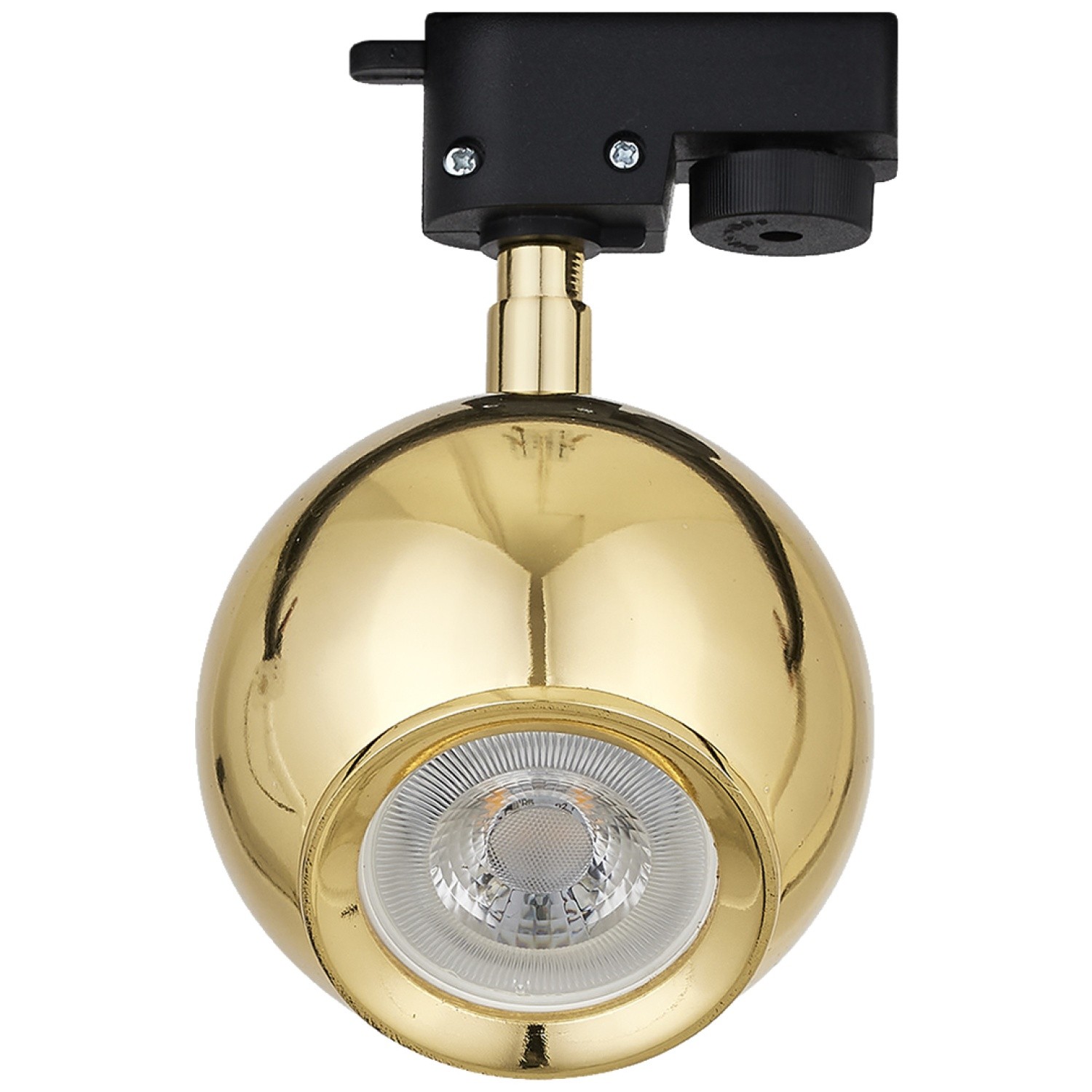 Modesco Split Monofaze Soketli Yuvarlak Ray Spot - Gold