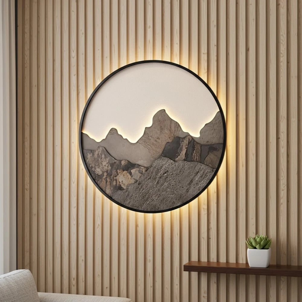 Özcan Aydınlatma Dekoratif 60 Cm Ledli Duvar Tablo 1450-09