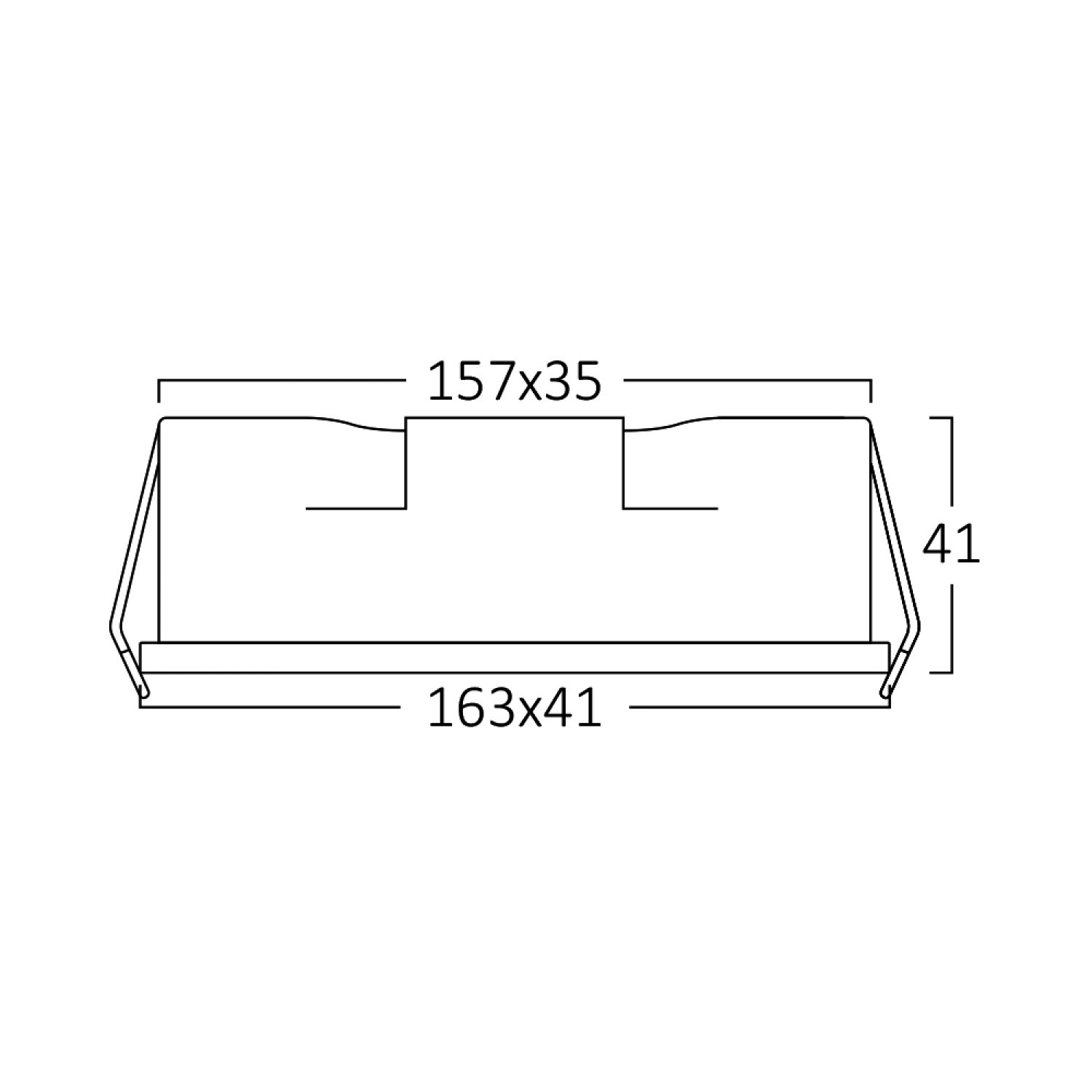 Braytron Linex 9W Sıva Altı led Spot 3 Renk - Beyaz