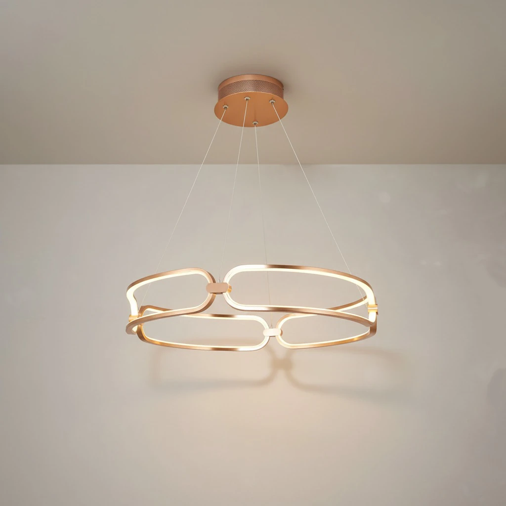 Özcan Aydınlatma 5690-2A Yuvarlak Dekoratif Led Avize