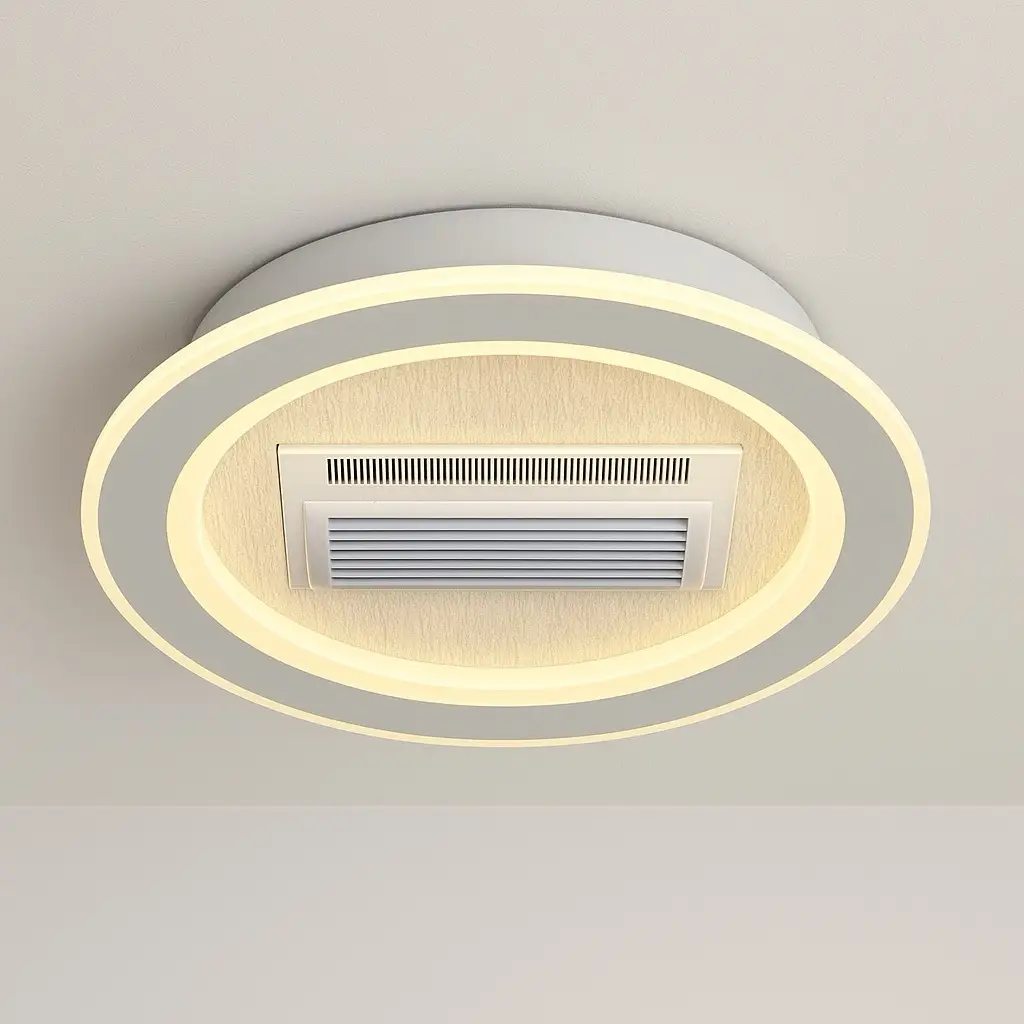 Özcan Aydınlatma 1412-1 Yuvarlak Fanlı Led Plafonyer 3 Renk