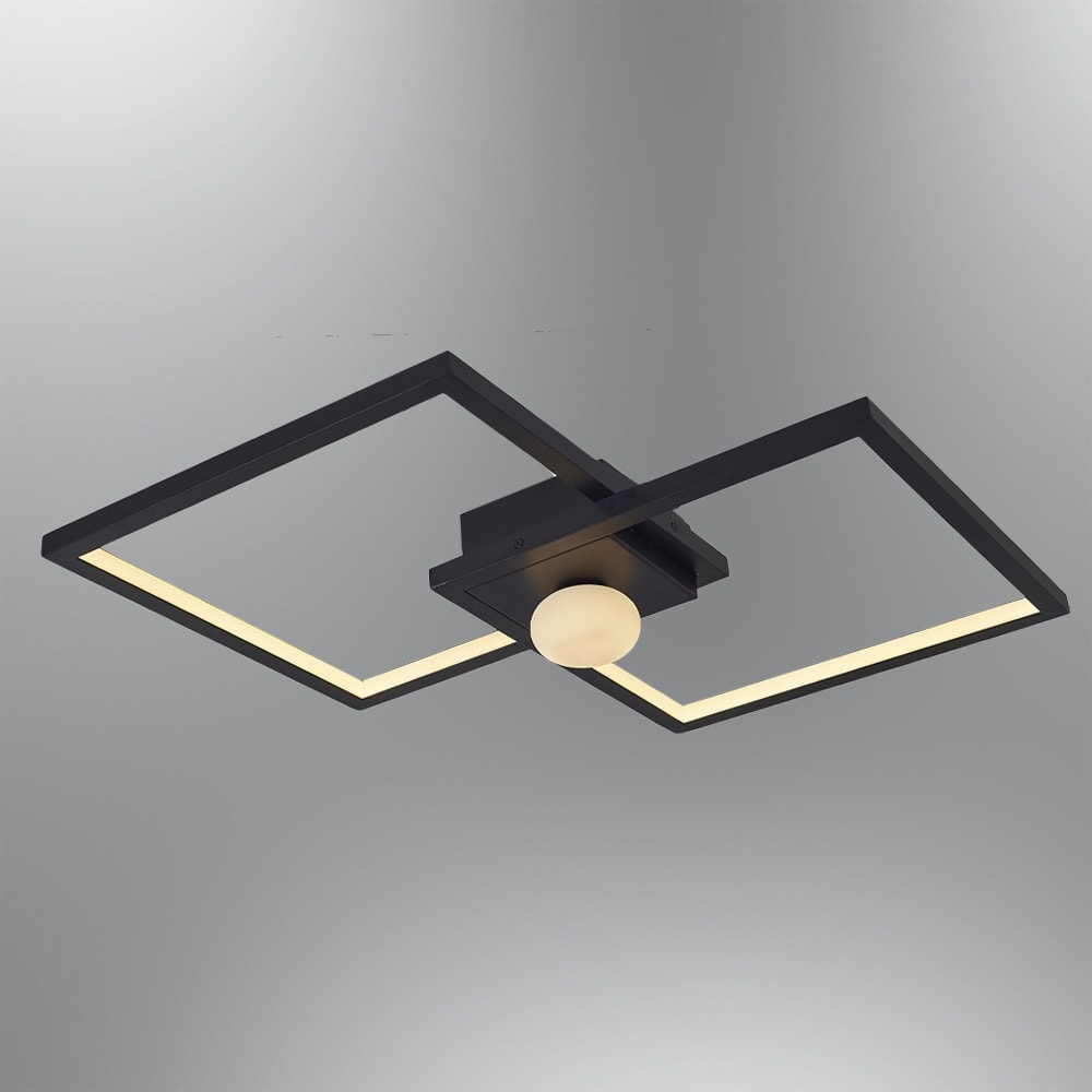 Özcan Aydınlatma 4157-5 Dekoratif Led Plafonyer - Siyah