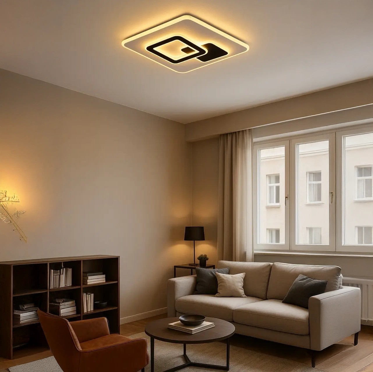 Özcan Aydınlatma 1413-3 Kare Led Plafonyer 3 Renk