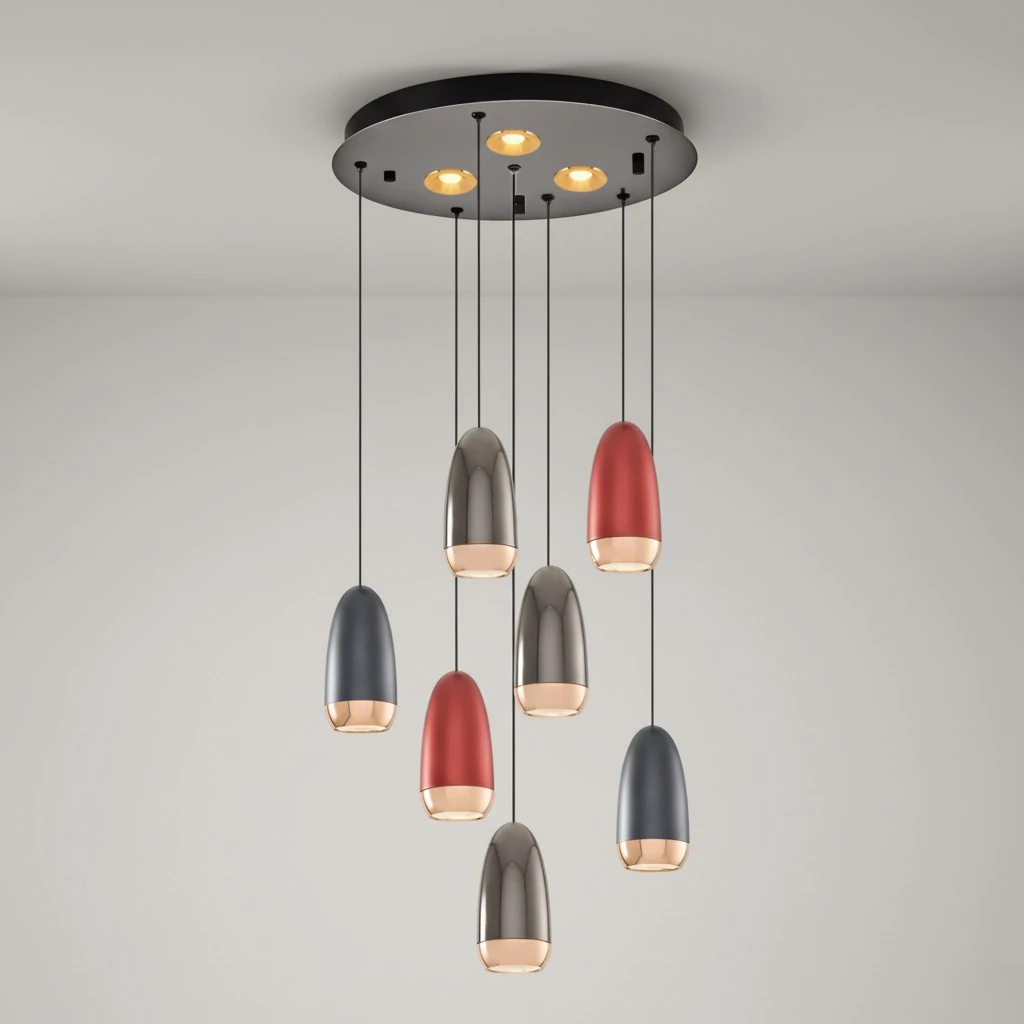 Özcan Aydınlatma 2804-7A.28 7'li Dekoratif Led Avize