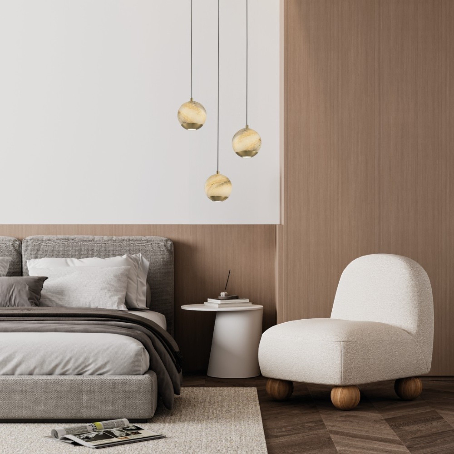 Özcan Aydınlatma 3108-3A 3'lü Dekoratif Led Avize