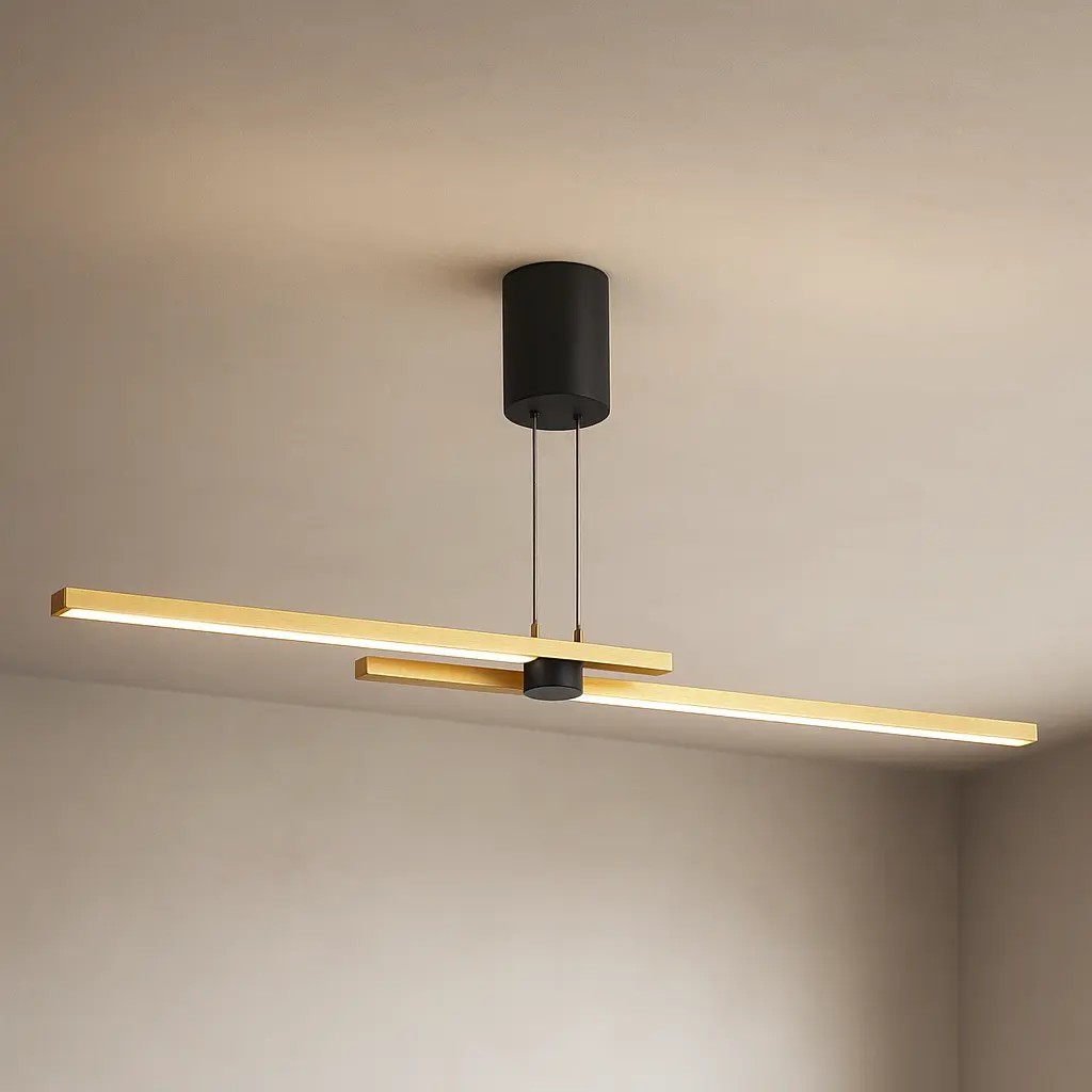 Özcan Aydınlatma 3149-1 2 Çubuklu Led Armatür Avize