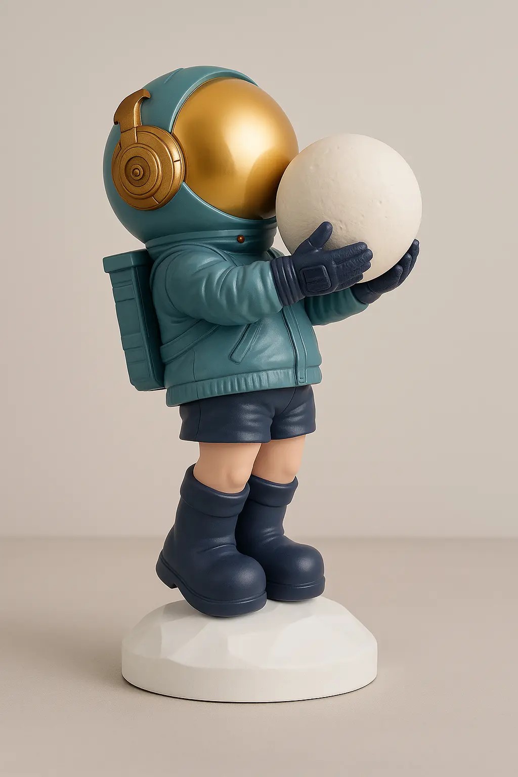 Özcan Aydınlatma 2050-4 Astronot Heykel 72 cm - Mavi