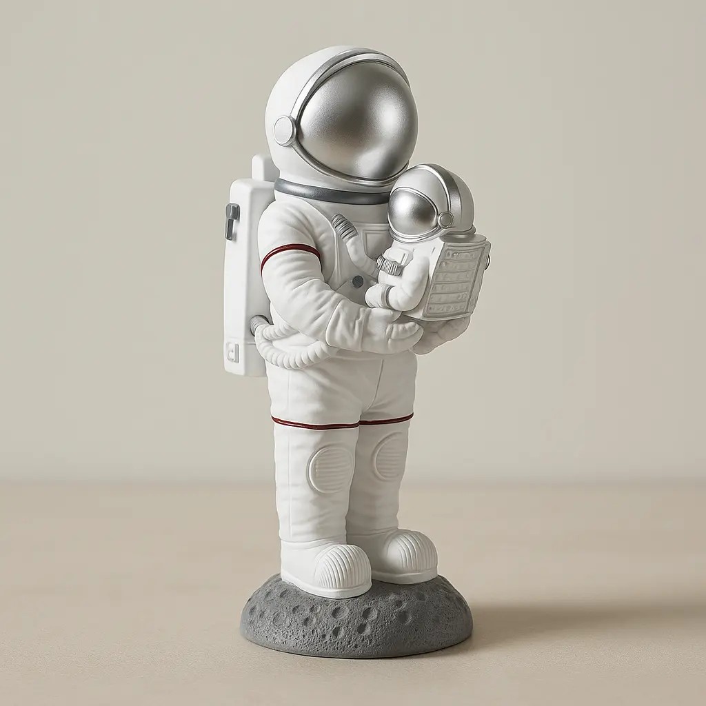 Özcan Aydınlatma 1307-1 Astronot Biblo 25 cm - Krom