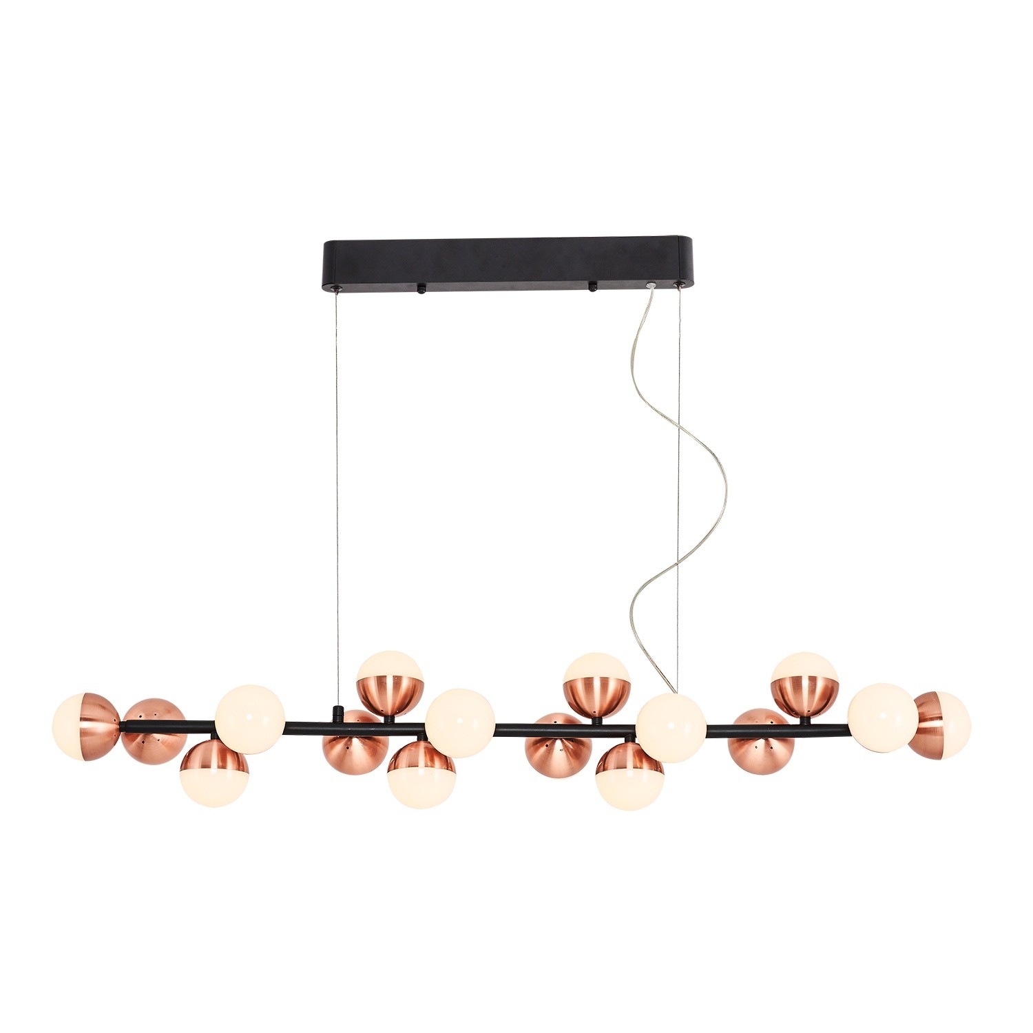 Özcan Aydınlatma 5675-16S 16'lı Sıralı Küre Modern LED Avize