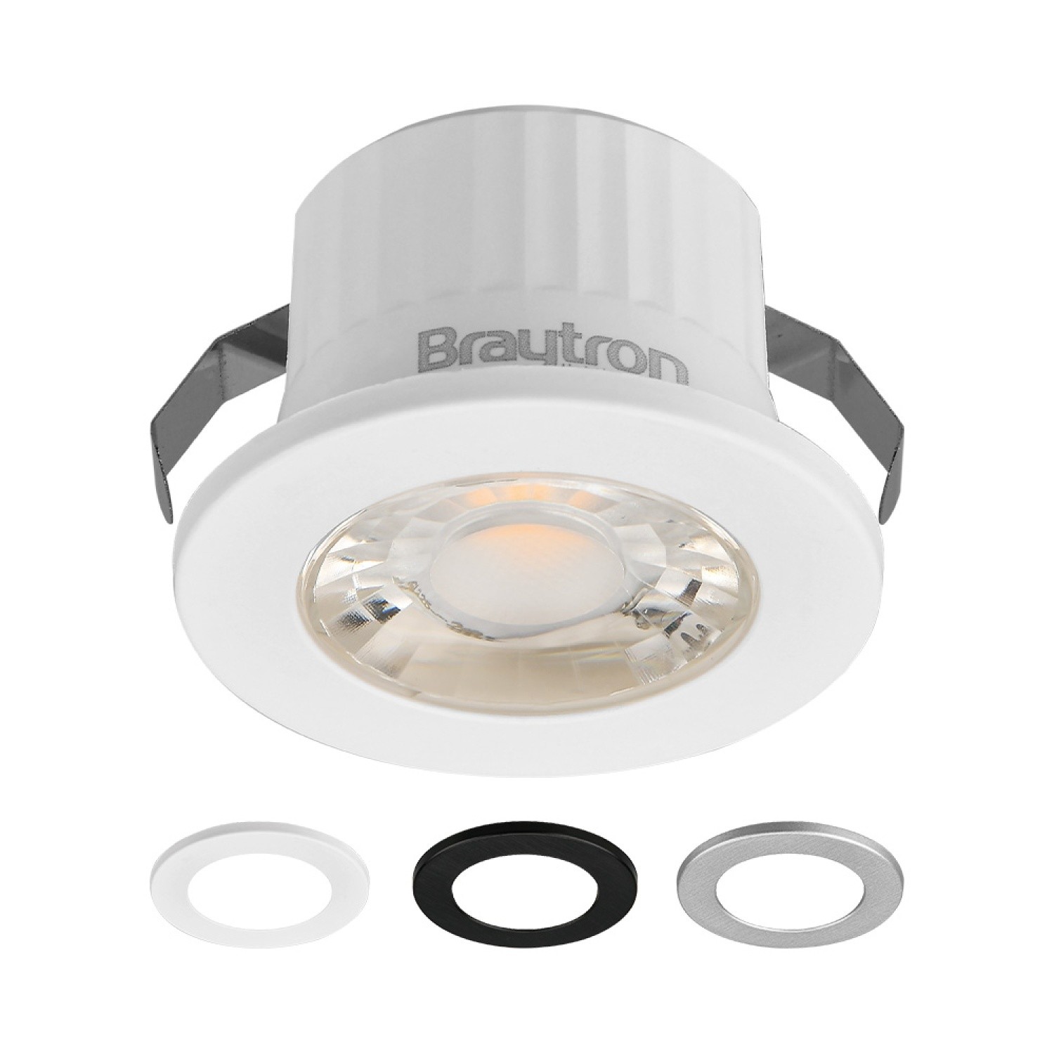 Braytron Mini 3W Sıva Altı Led Spot 3 Kapaklı 3000K