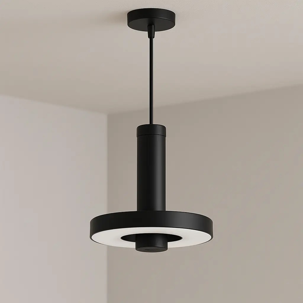 Modesco Normwich 20 Cm Hareketli Dekoratif Led Sarkıt - Siyah
