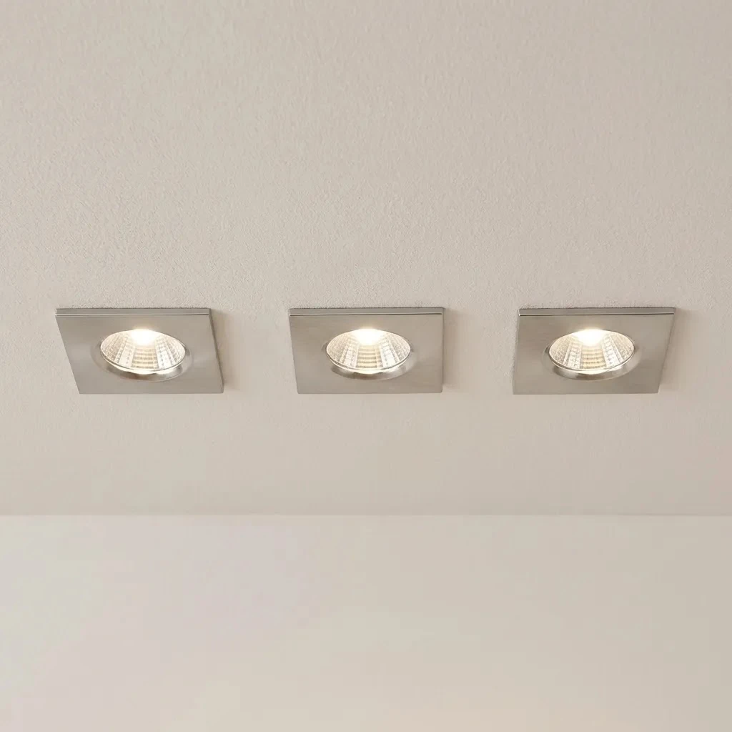 Trio Zagros 3'lü Mat Krom Dimli LED Spot