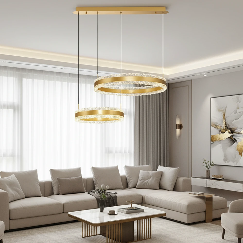 Özcan Aydınlatma 2732-2A 2'Lı Yuvarlak Led Avize