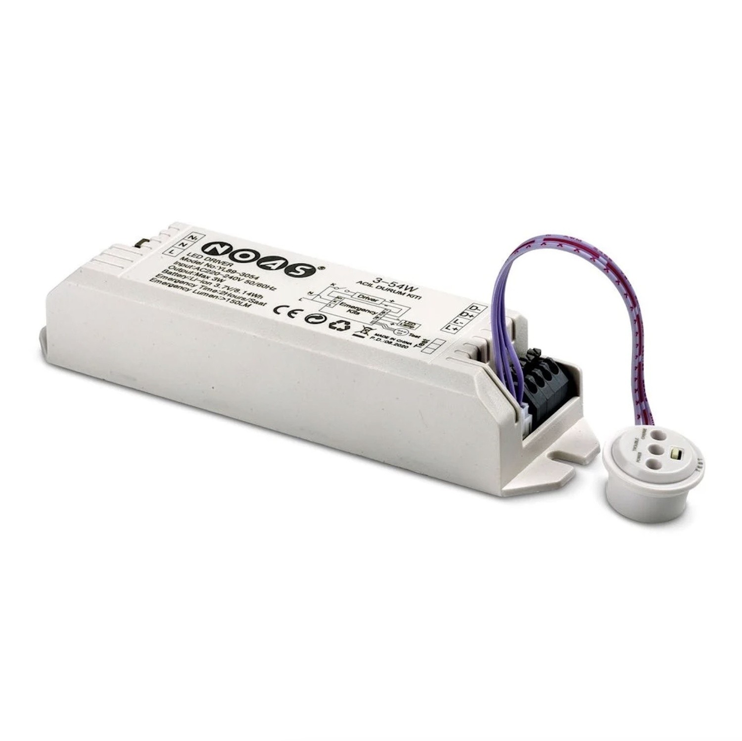 Modesco Noas 3-54W Acil Durum Kiti 3,7 V / 2200 mAh