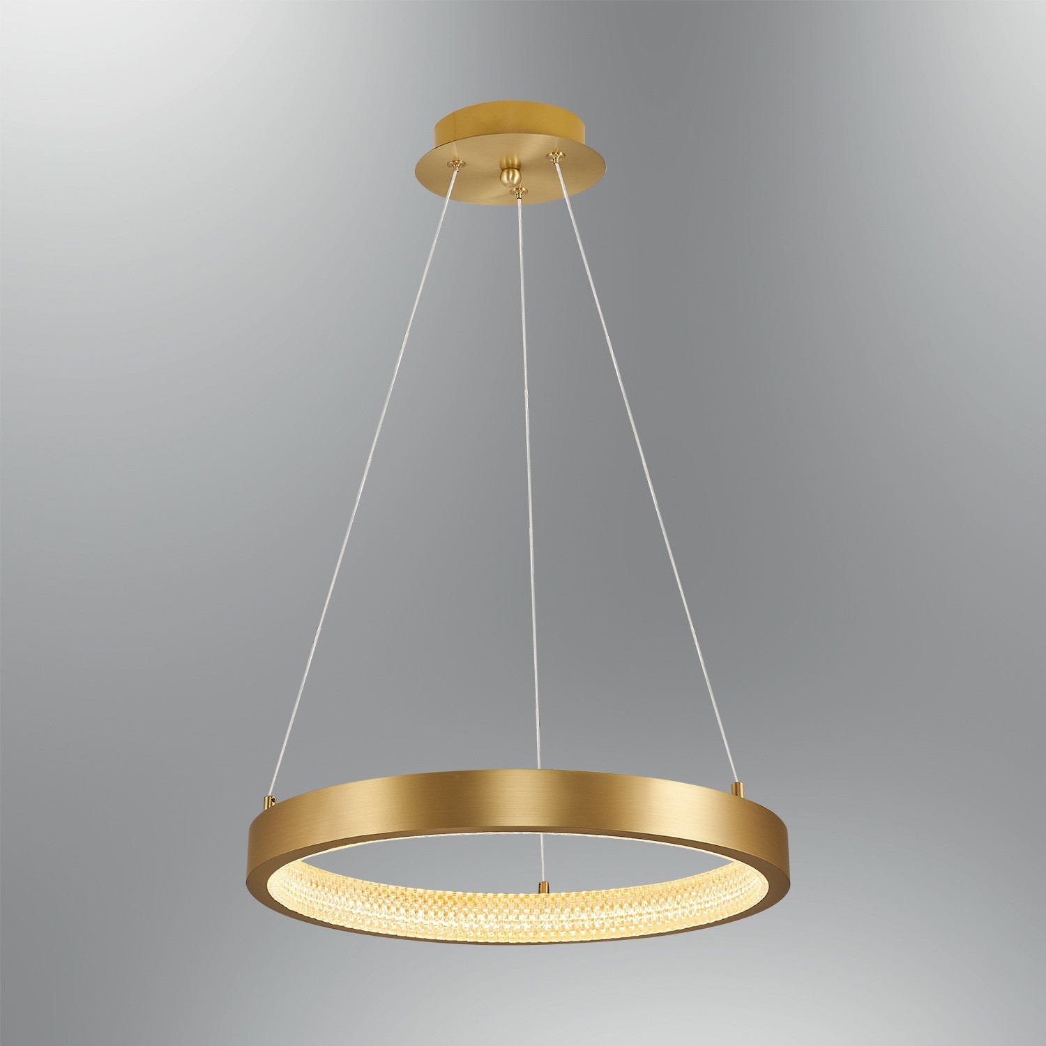 Özcan Aydınlatma 5698-1A Yuvarlak Metal Modern Sarkıt Avize