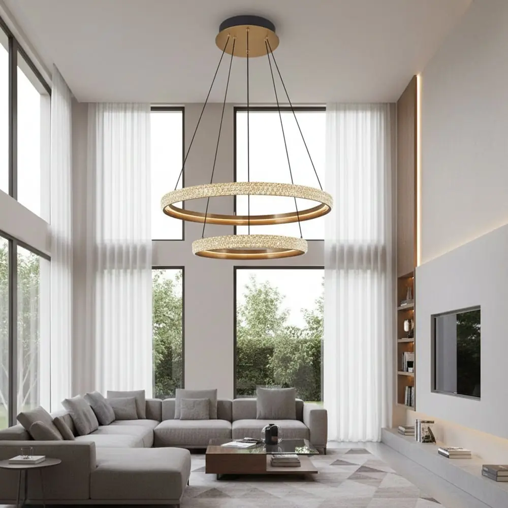 Özcan Aydınlatma Cipale Medium Led Avize Kumandalı